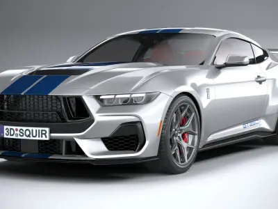 Shelby GT350 2025 3D model