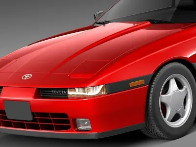 Toyota Supra Mk3 1986-1993 3D model