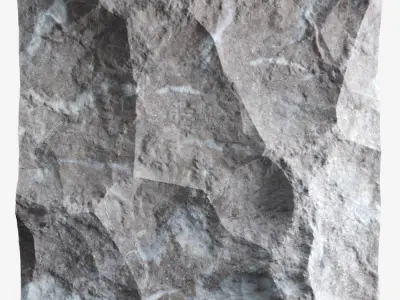 480-RockPanel piece of rock 3D model