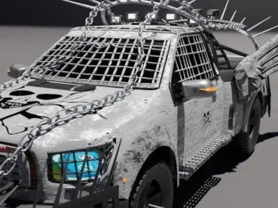 madmax car 3D model