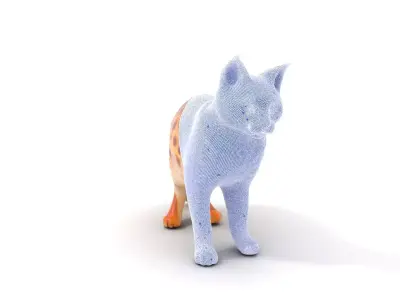 Spotted Bengal Cat model pack Low-poly 3D model