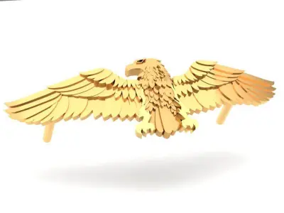 Eagle gold Bracelet 3D print model