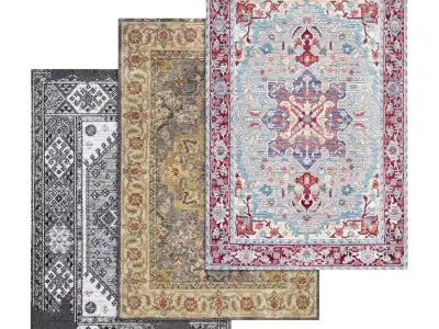 Rug Set 1723 3D model
