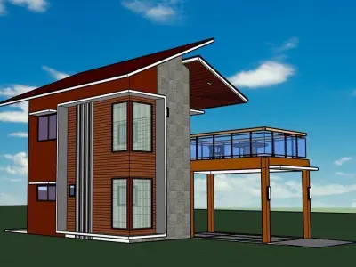 house exterior design  3D model