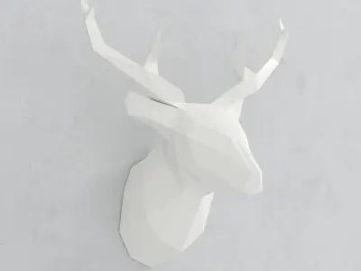 Deer decoration 3D model