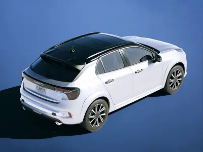 Lynk And Co 02 2021 Low-poly 3D model