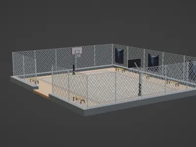 Basketball Stadium - Memphis Grizzlies Low-poly 3D model