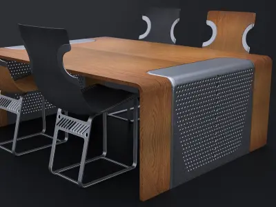 NORDSK DENSKAR DINING ROOM SET 2024 3D model