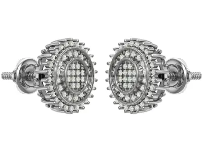 Earring 3D print model 16