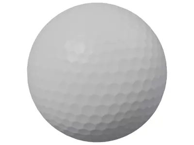 Golf Ball - 2 Different Textures 3D model