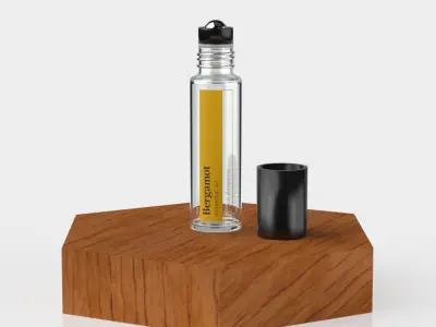 Essential Oil Roller Bottle 10mL 3D model