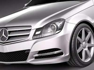 Mercedes-Benz C coupe 2 3D model