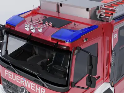 Rosenbauer AT Fire Truck 3D model