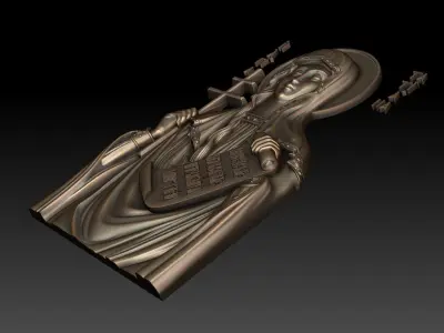 Saint Tatiana of Rome 3D model