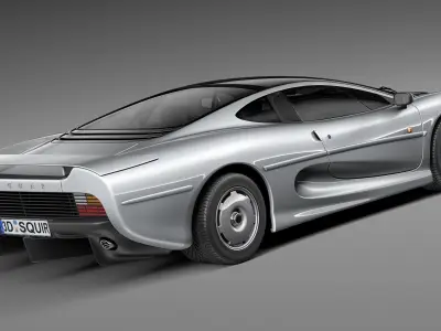 Jaguar XJ220 1992 3D model