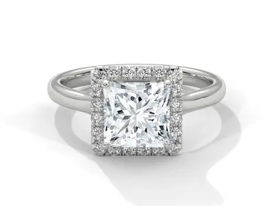 solitaire ring with detail images and 360 render videos 79 3D print model