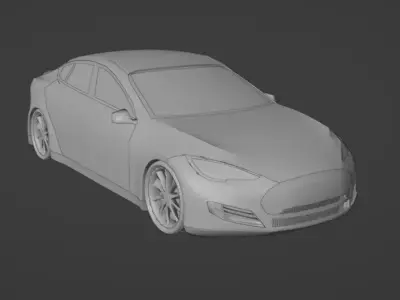 3d Model of Tesla model 3 3D print model
