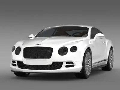 Bentley Continental GT Speed 2014 3D model