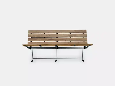 TARNO Bench outdoor Low-poly 3D model