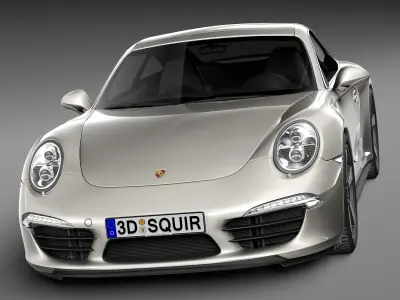 Porsche 911 50th Anniversary Edition 2014 3D model