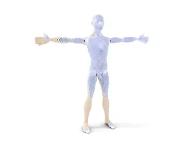 Neutral Pose Mannequin model pack Low-poly 3D model