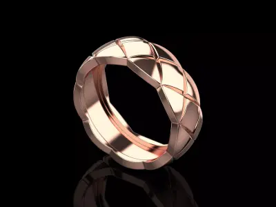Coco Crush ring 16 - 16-5 Sizes N226 3D print model