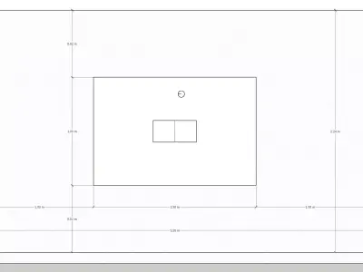 TV stand Free 3D model