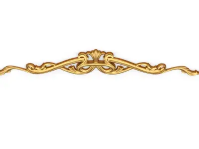 Classic carved decor ornament 367 3D model