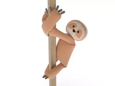 stuffed toy - Sloth 3D model