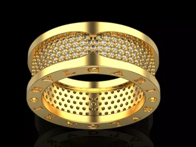 Bvlgari ring 209 3D print model