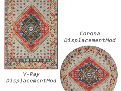 Rugs No 837 Low-poly 3D model