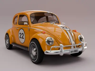 Volkswagen Beetle 3D model by mapmast1 from CGTrader
