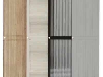 Wardrobe doors collection 3D model