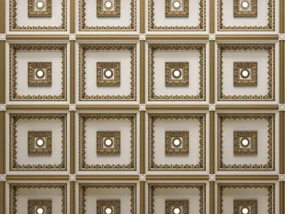 Decorative Ceiling Tile  3D model