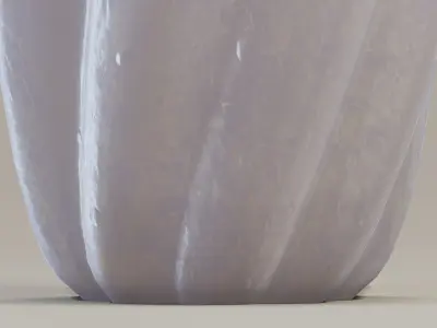  Twisted prolate shape candle  3D model