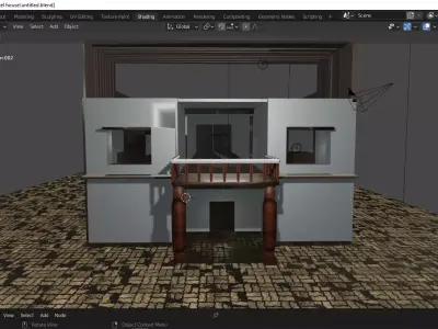 trending  house  3d model Free 3D model