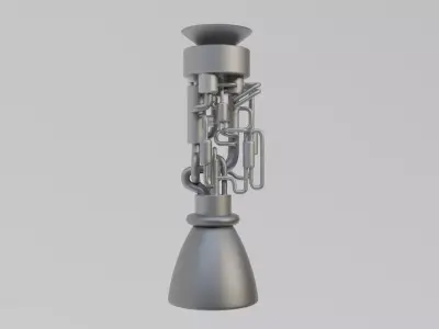 Scifi Ionic Propulsion Engine Concept 3D model
