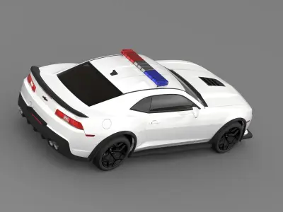 Chevrolet Camaro Z28 Police 2015 3D model