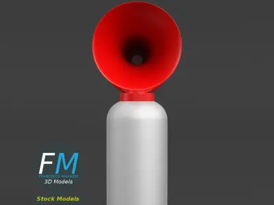 Air horn 3D model
