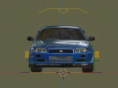 Skyline gtr34 3D model