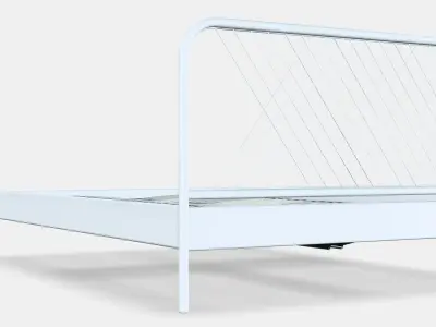 NESTTUN Bed frame 4 Low-poly 3D model