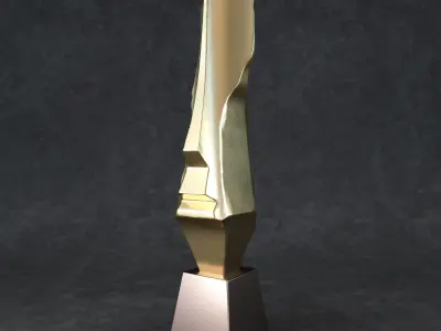 Muse sculpture 3D model