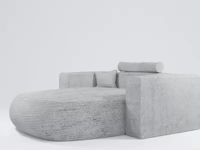 Modern Armchair - Sofa  3D model