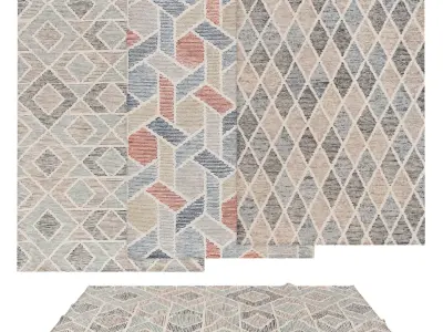 9 in 1 Rug Collection No 36 Low-poly 3D model