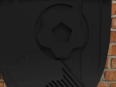 A F C Bournemouth Logo 3D print model