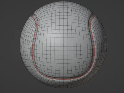 Tennis ball PBR Low-Poly 3d Model Free 3D model