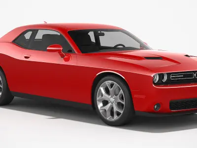 Dodge Challenger SXT Plus 2015 3D model