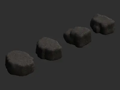 Cave Platform 3 - Base Free low-poly 3D model