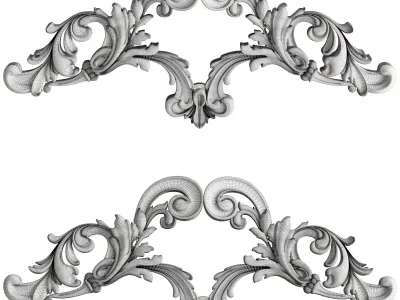 Decorative Ornamental 07 3D model