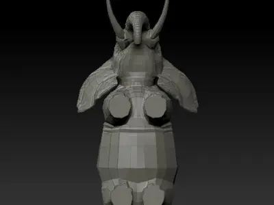 3D ELEPHANT - LOWPOLY Low-poly 3D model